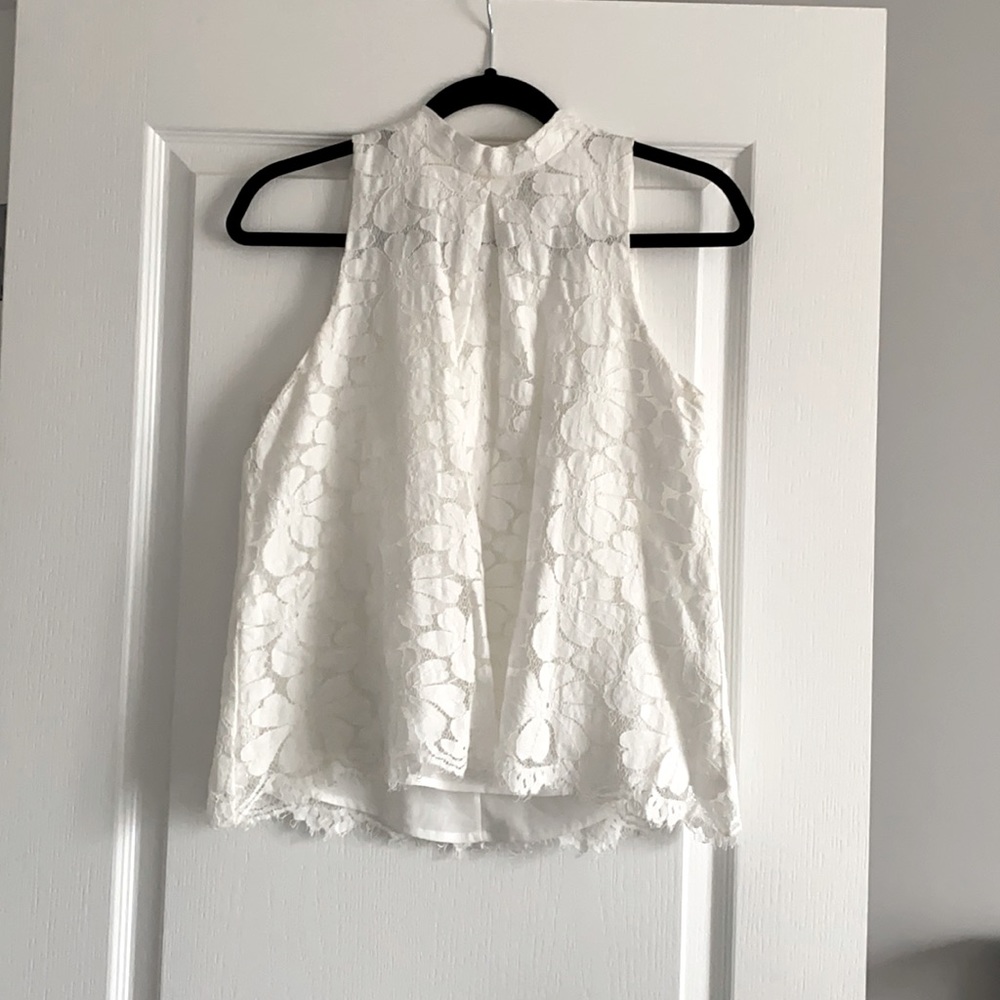 Lace blouse tank